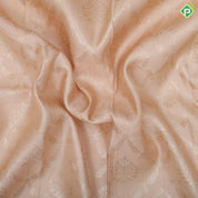 Half white silver gold zari grand floral design rani pink silver gold zari meena work arch design border grand bridal silk saree