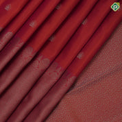 Pinkish Orange thread fancy butta design self thread work border traditional silk saree