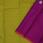 Sandal gold zari grand necklace design magenta pink silver gold zari banaras style border grand silk saree