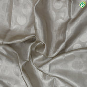 Silver zari by zari round self weaved round design violet silver zari diamond border tissue silk saree