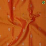 Mango yellow silver gold zari chakkaram annam butta rani red silver gold zari Annam elephant border pure mix silk saree