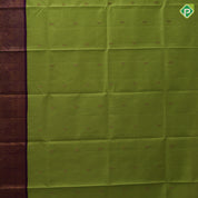 Apple green gold zari designed thilagam butta purple gold zari elephant butta border pattu paavadai lehanka