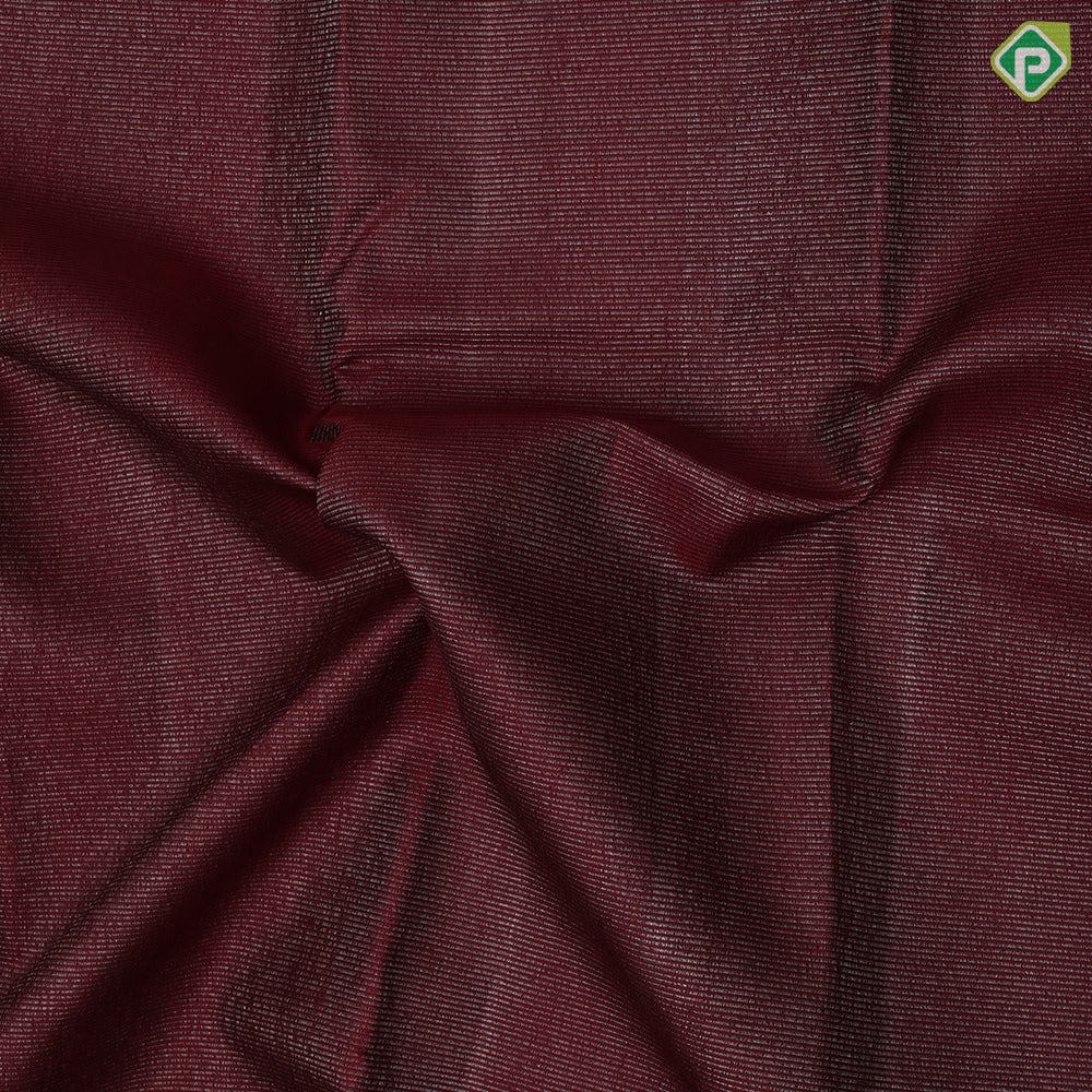 maroon color neem zari lines design self multi designed and shape border trendy designer silk saree