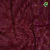 Magenta gold zari dot lines design self gold zari double design border Koorai silk saree