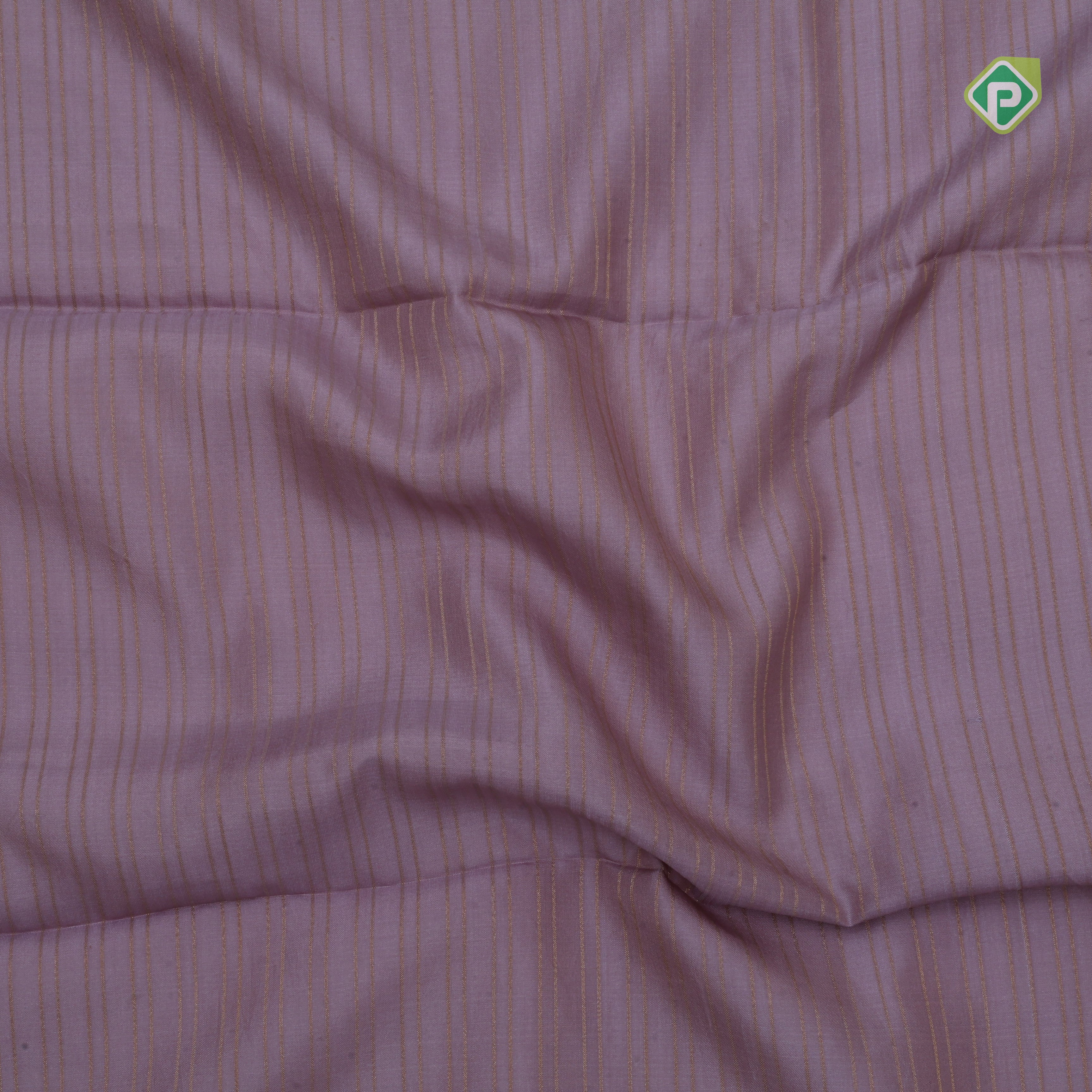 Creamy brown gold zari vairaoosi checkered contrast cream white floral digital print border silk saree