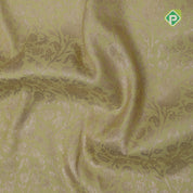 cardamon green gold zari grand floral creamy green modern floral digital printed border silk saree