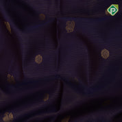 Purple blue gold zari vairaoosi butta design self gold zari mid bavanji border traditional silk saree