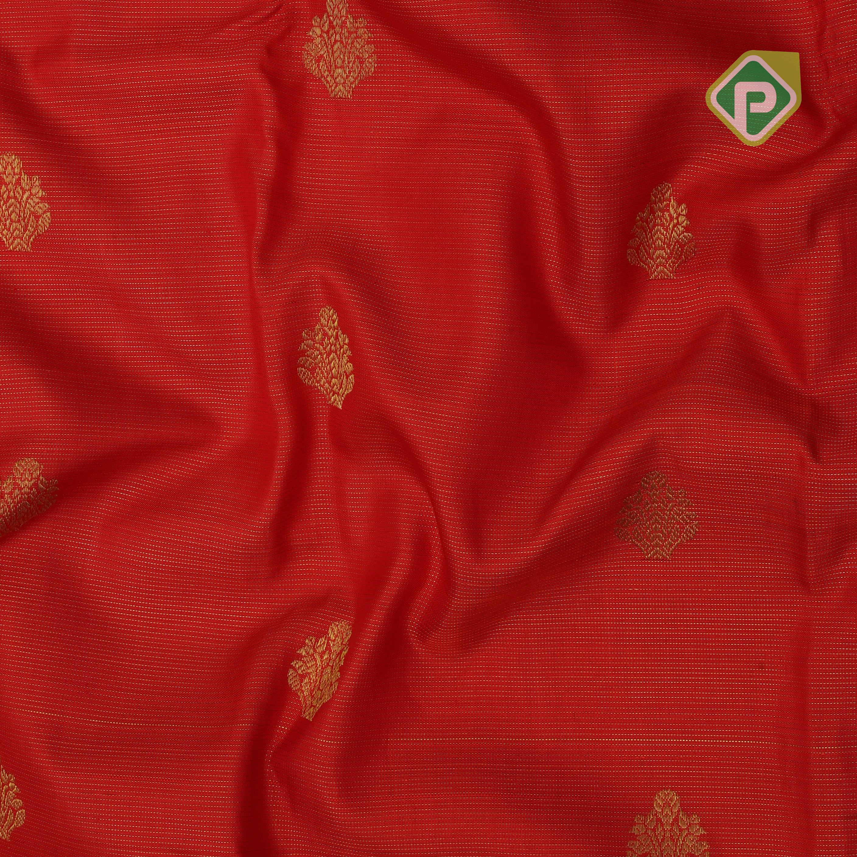 brick red mild vairaoosi tissue gold zari butta purple silver gold zari waves border trendy designer silk saree