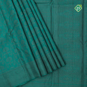 pinkish orange neem zari grand flower design self thilagam border all over weaved silk saree