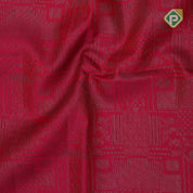 purple with neem zari fancy design blocks borderless all over weaved design silk saree