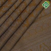 retro yellow neem zari small grand floral self zari doble design border all over weaved silk saree