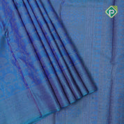magenta pink with neem zari grand floral design rangoli design lines border all over weaved silk saree