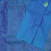 magenta pink with neem zari grand floral design rangoli design lines border all over weaved silk saree