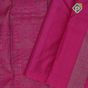 purple with neem zari fancy design blocks borderless all over weaved design silk saree