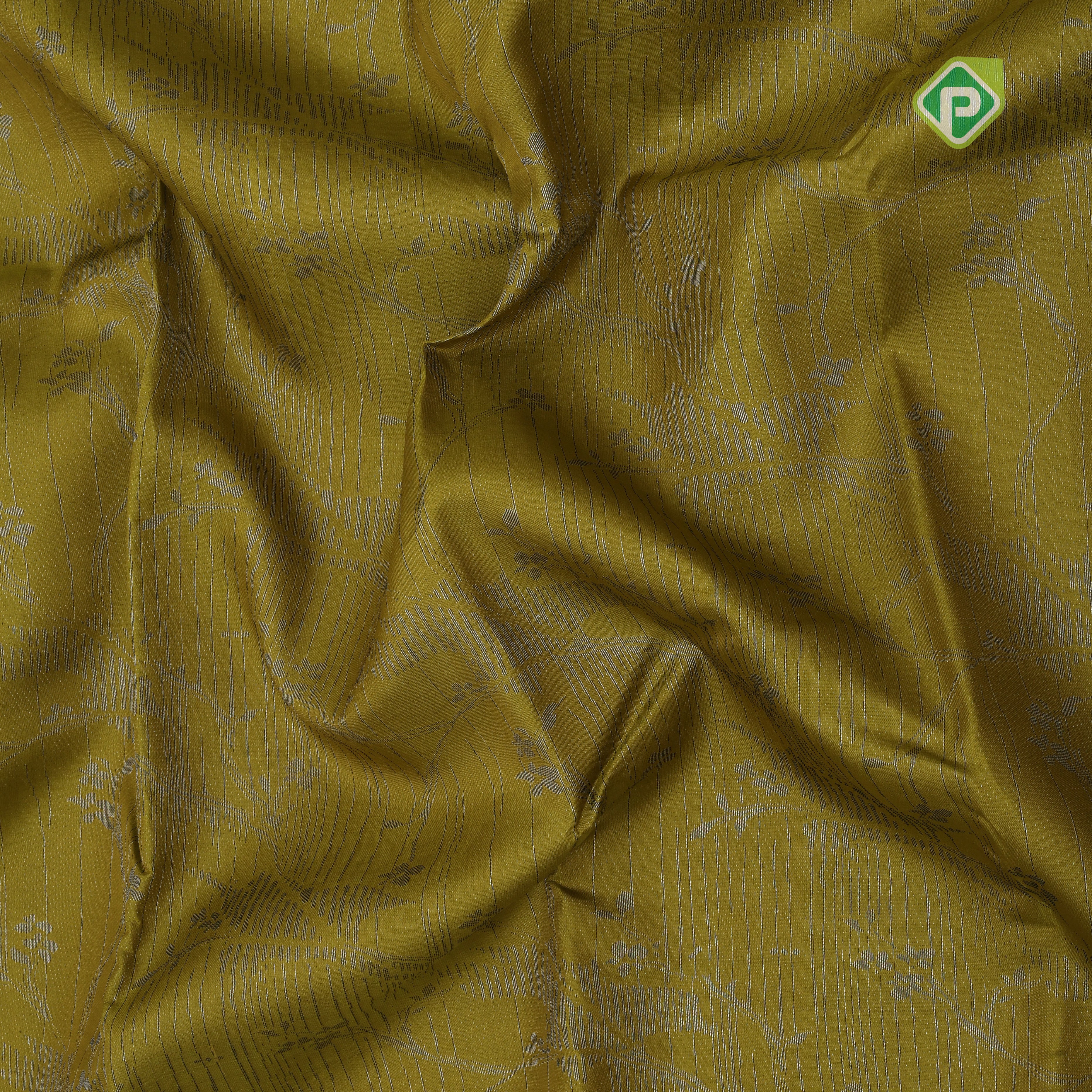 retro yellow neem zari small grand floral self zari floral design border all over weaved silk saree