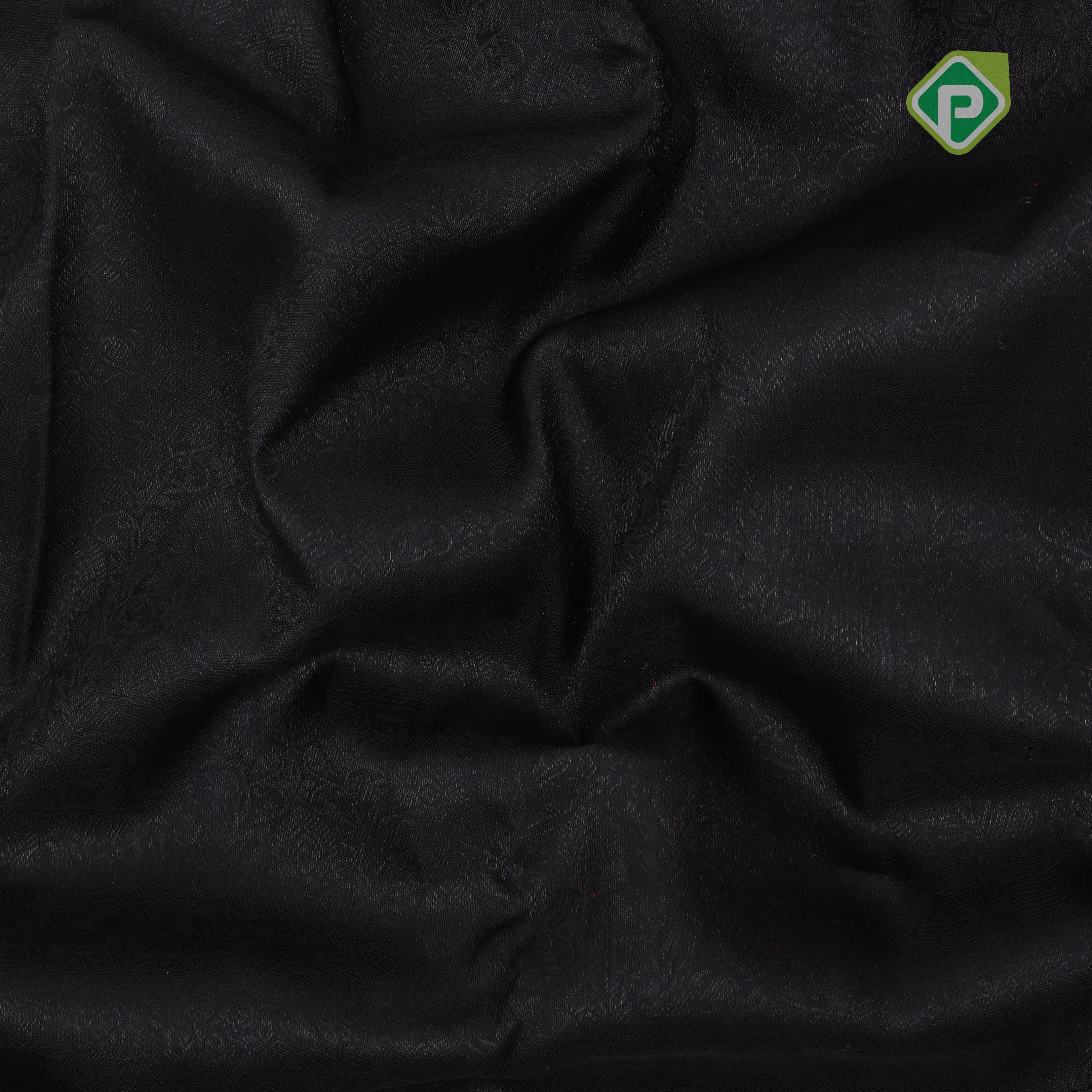 Black and zari grand self weaved design self multi color big fancy flower butta border Luxury black silk saree