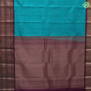 Rexsona Green Gold Zari Velthari Lines Design Red Wine Colour Ruthracham Chagaram Border Design Traditional Silk Saree