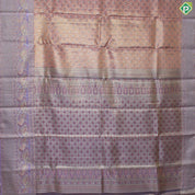Goldish Pink Gold Zari With Baby Pink Color Tissue Traditional Silk Saree