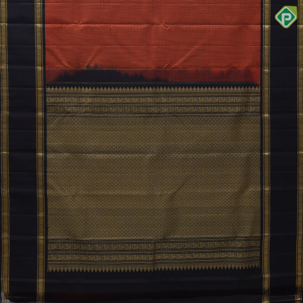 Lavender gold zari vairaoosi checks coffee brown gold zari rettapet border vintage traditional silk saree