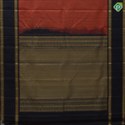 Lavender gold zari vairaoosi checks coffee brown gold zari rettapet border vintage traditional silk saree