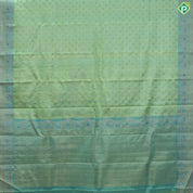 Pista Green Gold Zari Tissue With Rexsona Green Border Trendy  Silk Saree