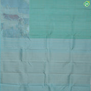 Rama Green gold zari by zari tissue weaved design queen in nandavanam modern art paint trendy tissue silk saree