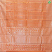Mustard Yellow Silver Zari With Floral Design Border Traditional Silk Saree