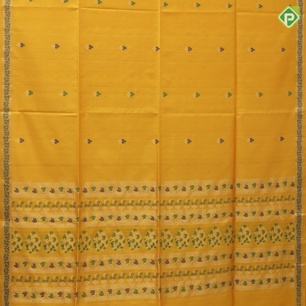 grape brown gold zari meena work butta design self color meena work rangoli border soft silk saree