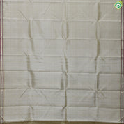 Off-White Color Gold Zari With Small Thread And Gold Maylkan Design Traditional Silk Saree