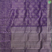 Magenta Color Silver Zari With Self Color Border Tissue Traditional Silk Saree