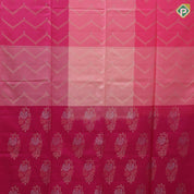 Multi yellow color gold zari zig zag design grand pallu concept borderless soft silk saree