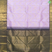 Baby Pink Gold Zari Necklace Design Deer Butta Border Exclusive Grand Bridal Silk Saree
