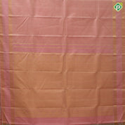 peach gold zari solid zari kattam checks design self gold zari rettapet border koorai silk saree