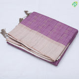 Light shades fancy embroidered design cream color border fancy cotton saree