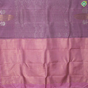 Baby Pink Silver And Gold Zari Pine Tree Design  With Self Color Border Trendy Silk Saree