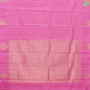 Pink Color Gold Zari With Self Color  Border Traditional Silk Saree