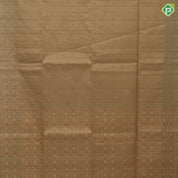 golden colour gold zari by zari tissue weaved self color gold zari meena work border and pallu soft silk saree