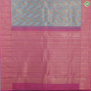 Dark lavender silver gold zari arrow line design beige silver gold zari spin weave design Trendy silk saree