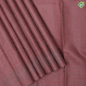 Peach neem zari metallic reptile jacquard weaving design self rangoli rettapet border trendy designer silk saree
