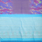 Dark blue gold zari shimmer lights stars shines design border galaxy effect signature edition silk saree