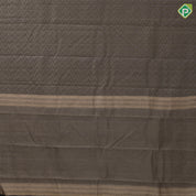 Black Colour Gold Zari Zig Zag Design Border Less Luxury Black Silk Saree