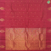 Maroon Colour Gold Zari With Self Colour Border Traditional Silk Saree