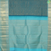 Emerald Green with gold zari grand floral contrast rexona green gold zari border grand brocade bridal silk saree