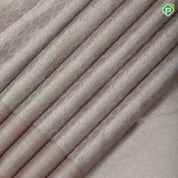 Pewter pink silver zari by zari diamond checks tissue weaved peach silver zari diamond border tissue silk saree