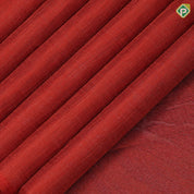 Magenta orange plain self weaved borderless kailasha pallu concept kora silk saree