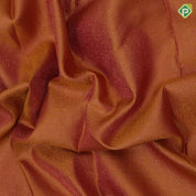 Pinkish Mustard Gold Zari Floral Design Baby Pink Fish Floral Border Design Trendy Silk Saree