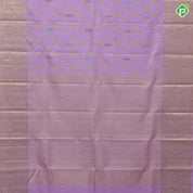 Classic Pink Gold Zari Peacock Floral Design Self Colour Peacock Mango Border Design Traditional Silk Saree