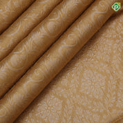 Gold Tissue Floral Design Bavanji Border Design Trending Fancy Saree