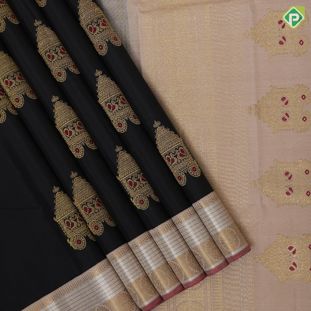 Luxury Black Silk
