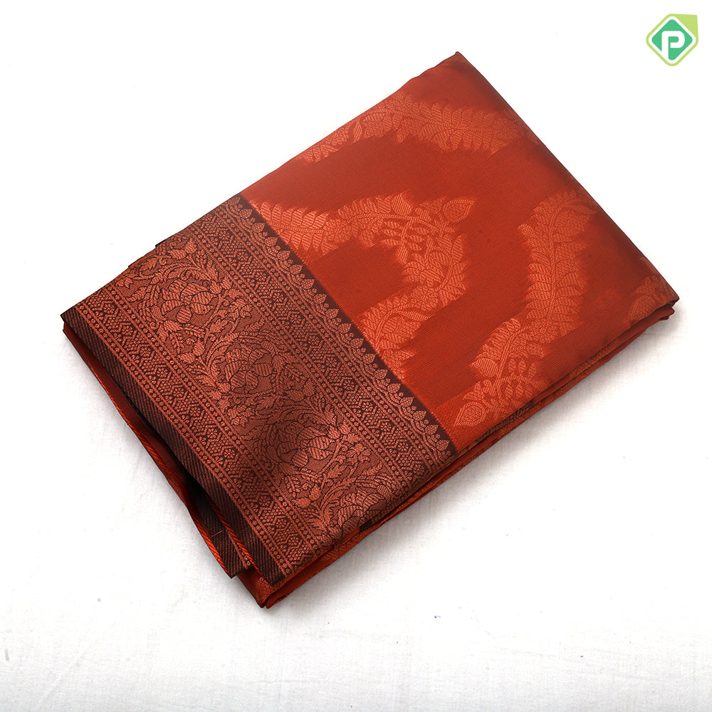 dark color base grand zari necklace design rangoli border trending fancy saree